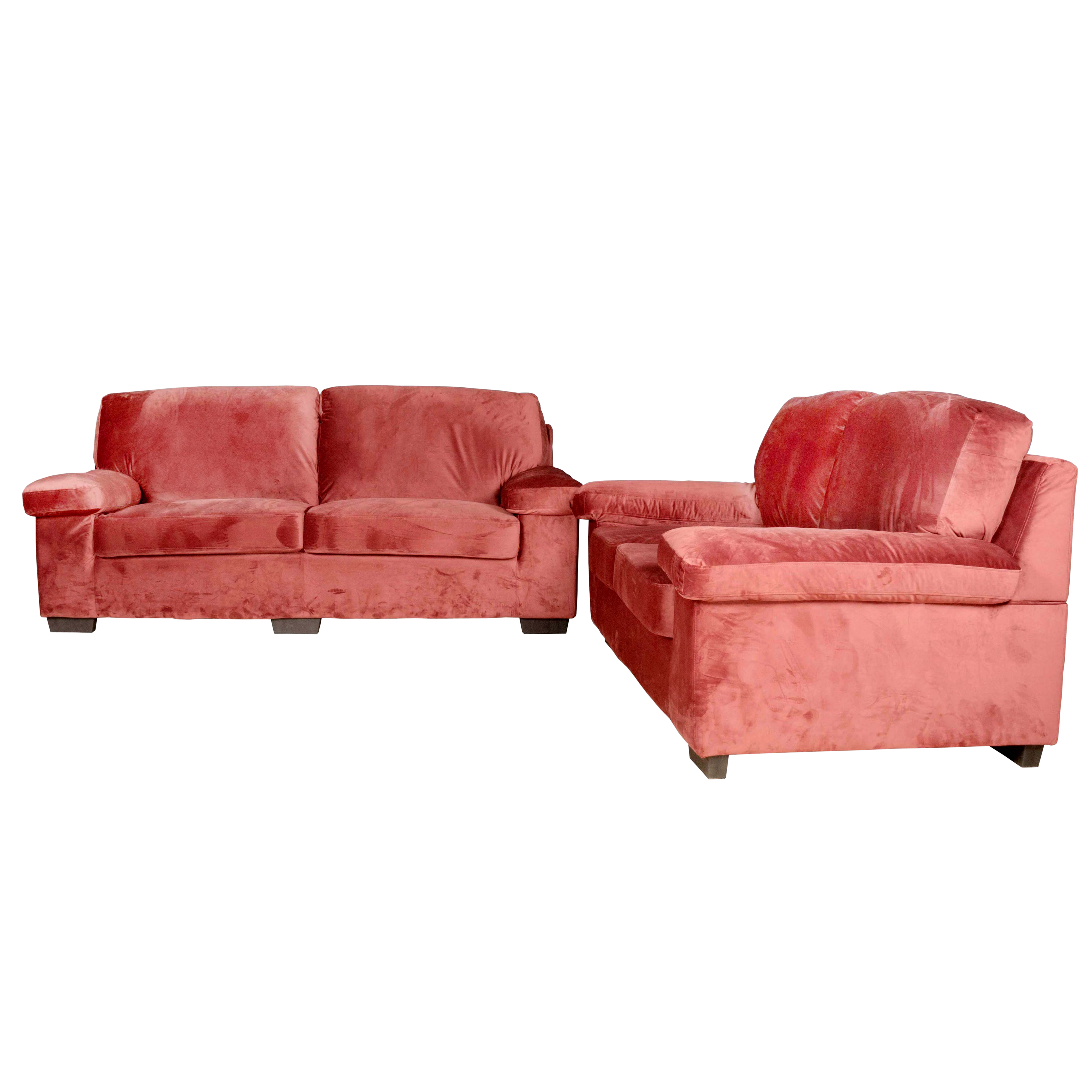 ARENA Rubelli (3+2) Maroon Sofa ARENA