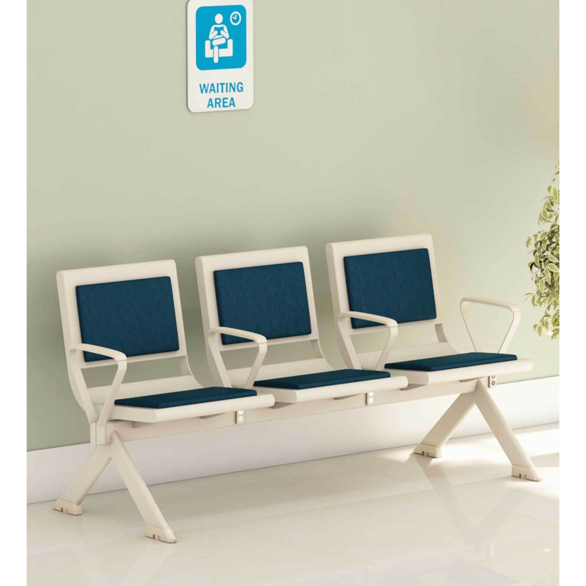 SPACEWOOD SOS 3 Seater Office Chair SPACEWOOD