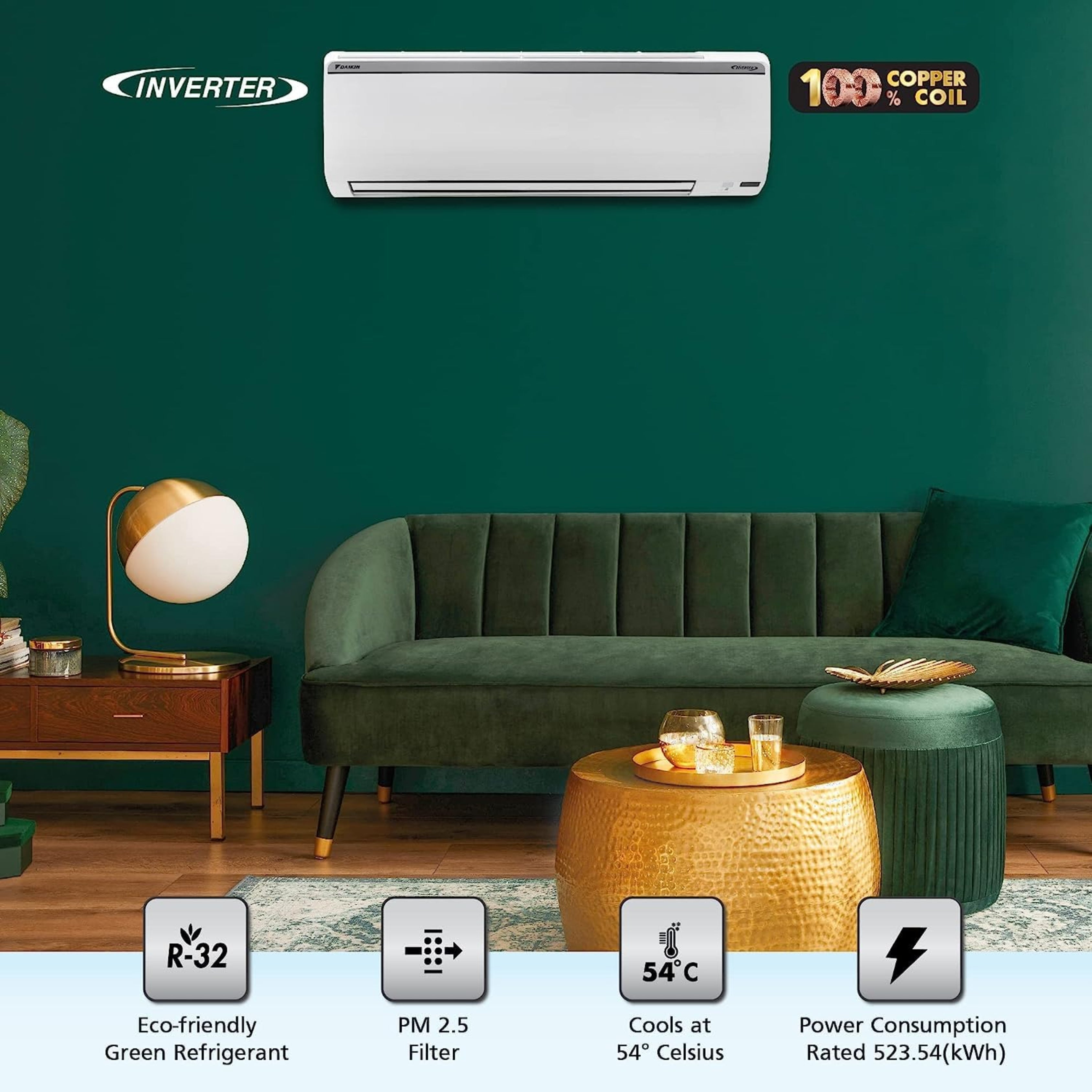 Daikin 1 Ton Inverter Split AC (Indoor Unit - FTKC35UV16W3) CMM Arena Retails Pvt Ltd