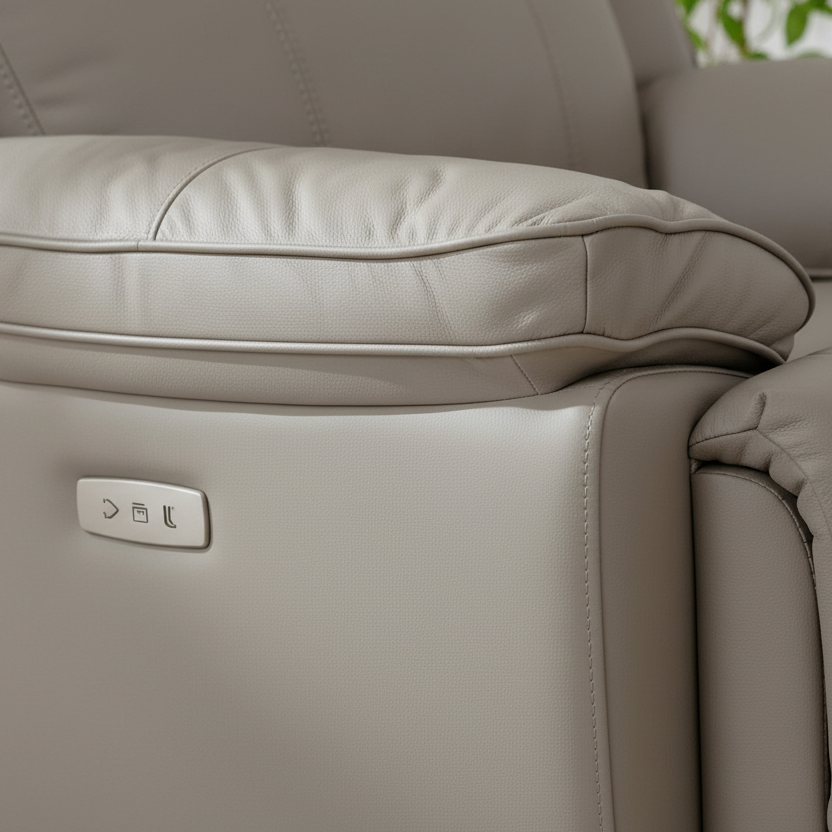 ARENA SINGLE SEATER MOTOR RECLINER KING(9701) HALF LEATHER ARENA