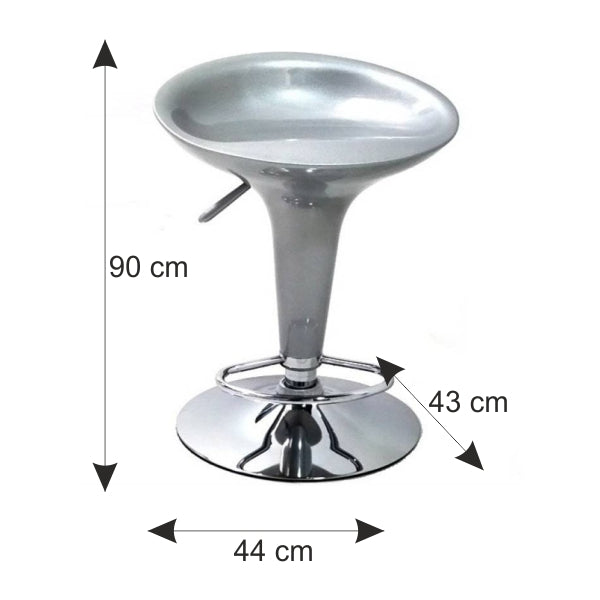 ARENA Bar Stool T100 Silver
