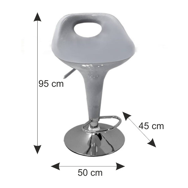 ARENA Bar Stool T152 Silver