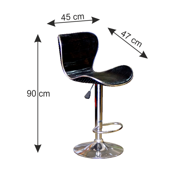 ARENA Bar Stool T387 Black