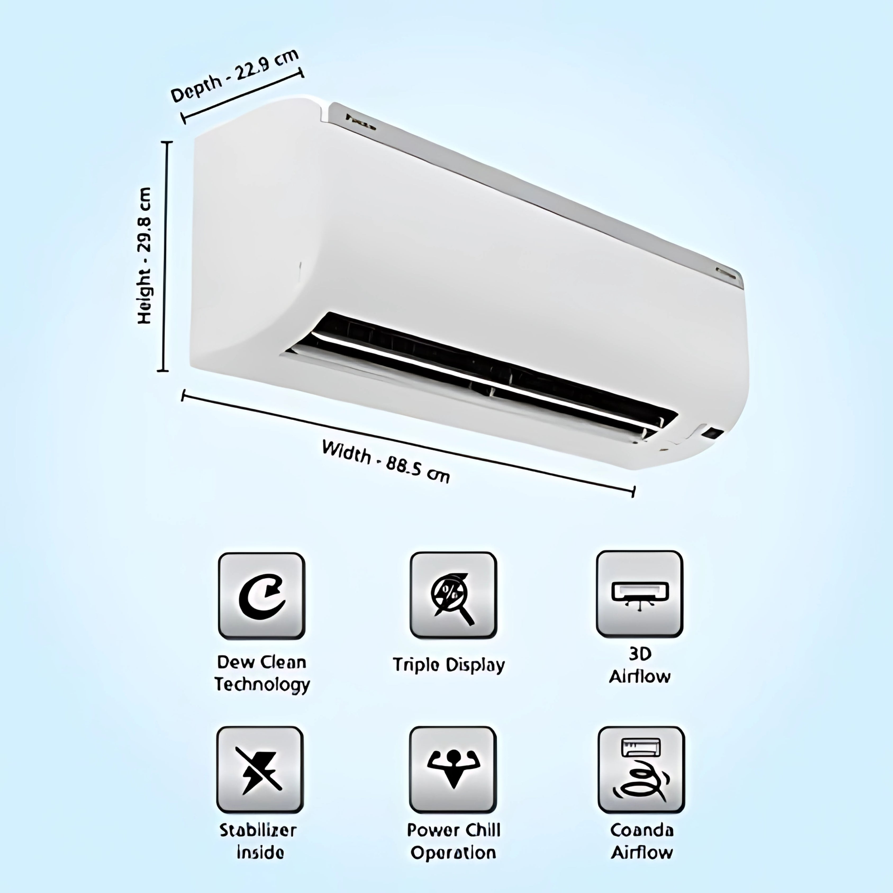 Daikin 1.5 Ton 3 Star Inverter Split AC (Copper, PM 2.5 Filter, FTKC50UV, White) CMM Arena Retails Pvt Ltd