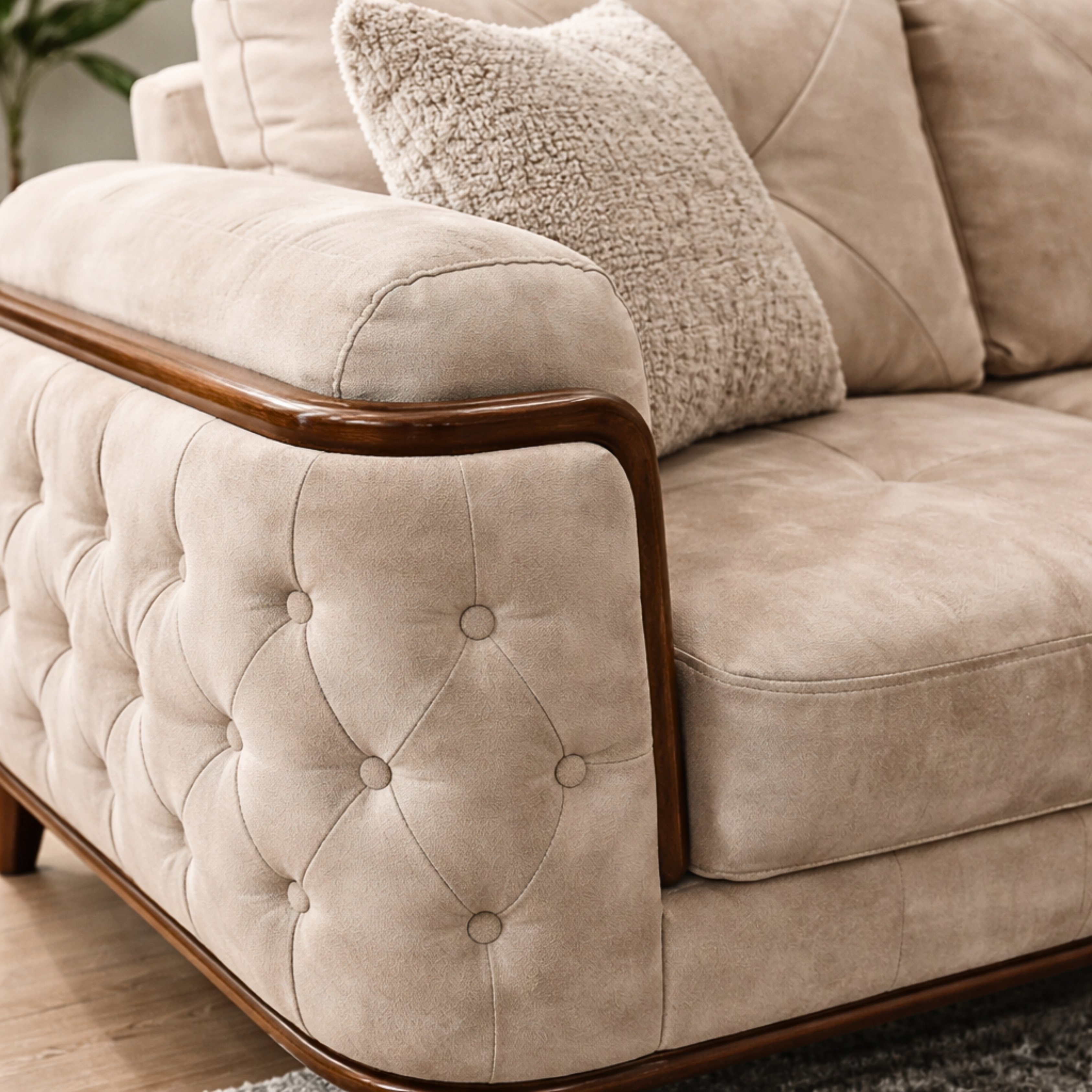 OONA 3PC SOFA SET WITH CORNER LUCAS TURKEY (2+2+1+C) LISA 902 LC OONA