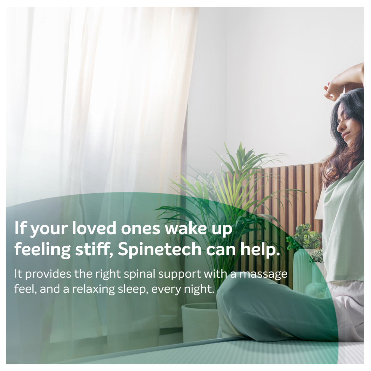 SLEEPWELL FOAM  MATTRESS SPINETECH PREMIUM 78X36X7 INCH SLEEPWELL