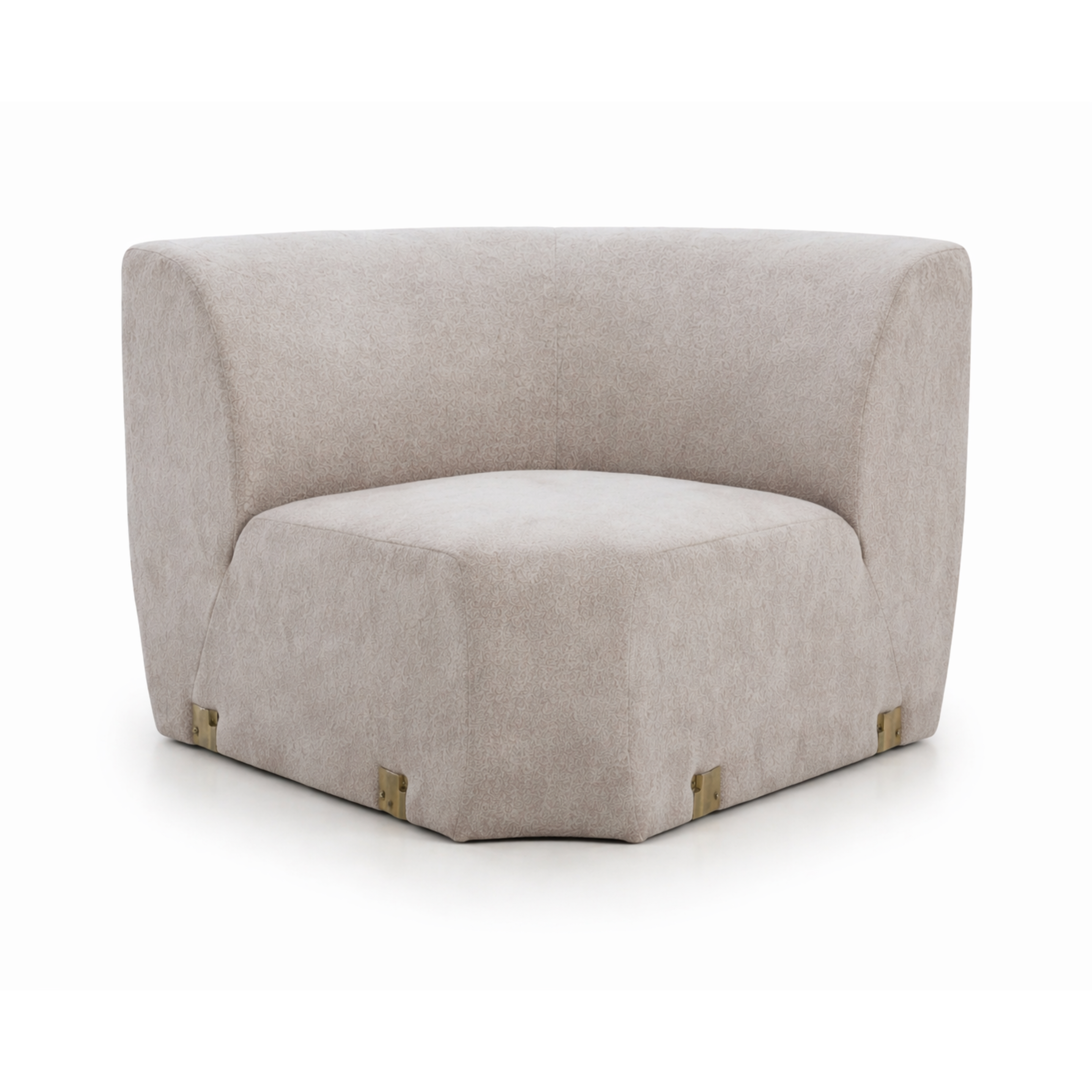 ARENA CORNER SOFA SET PALM SPRINGS (RH+1+C+1+LH) AR738-2 BROWN ARENA