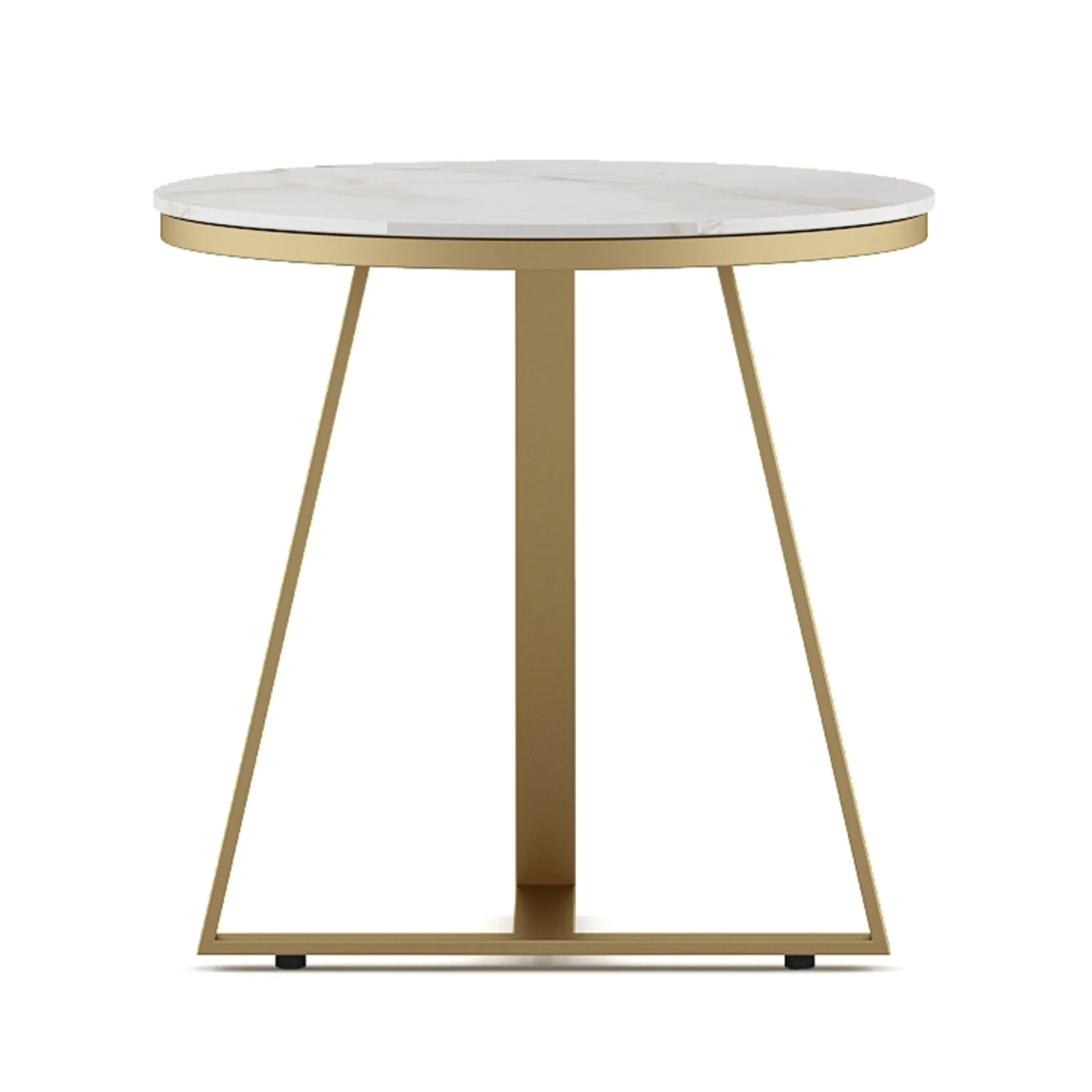 SW CENTER TABLE JULIET SMALL WITH CEREMIC TOP & METAL STRUCTURE SPACEWOOD
