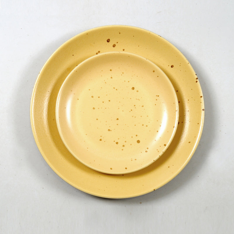 OONA Handmade Ceramic Dinner Plate Yellow P 1015 (Large/Small)