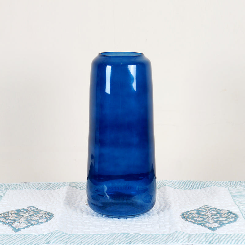 OONA Aaos Glass Jar Blue Large