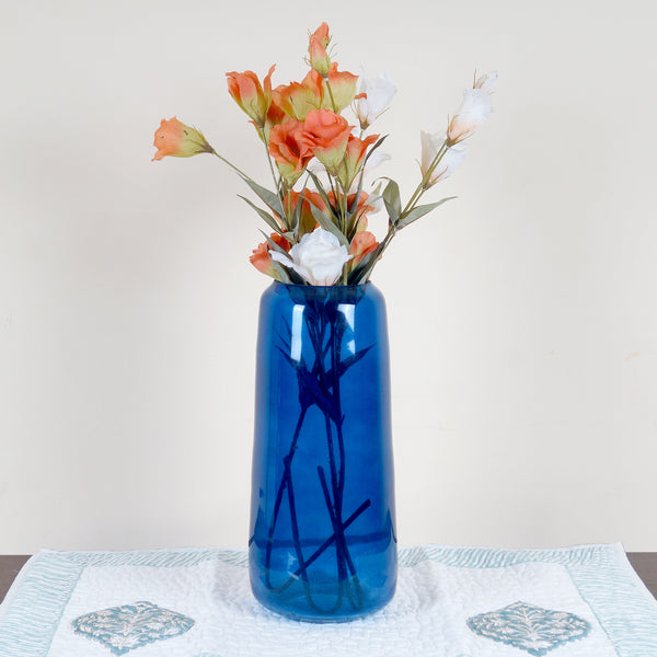 OONA Aaos Glass Jar Blue Large