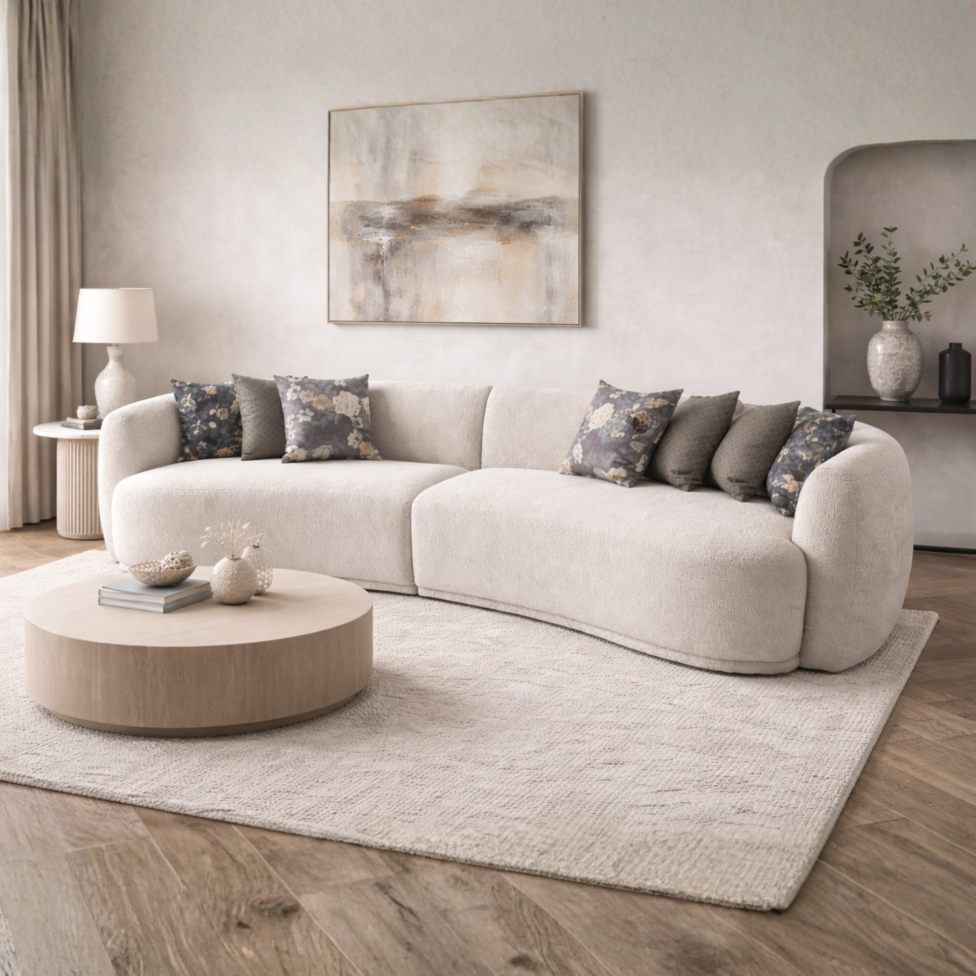 Arena 4 Seater Sofa Framingham Pacific Beige ARENA