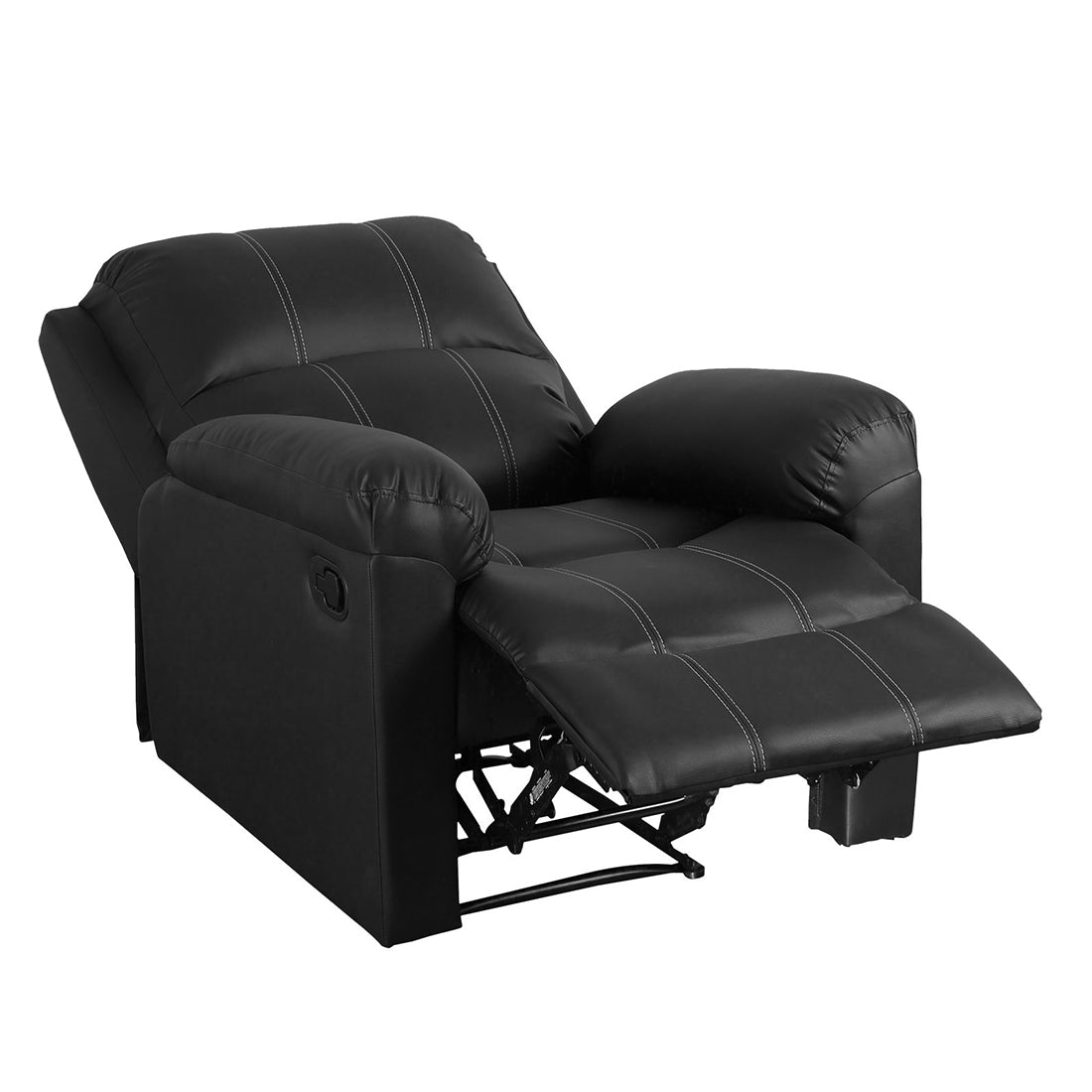 ARENA SPINO Single Seater Manual Recliner Black