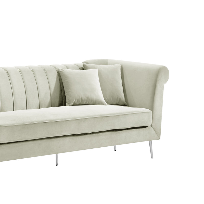 ARENA TDSF601 (3+2) Sofa Set (Cream/Grey)