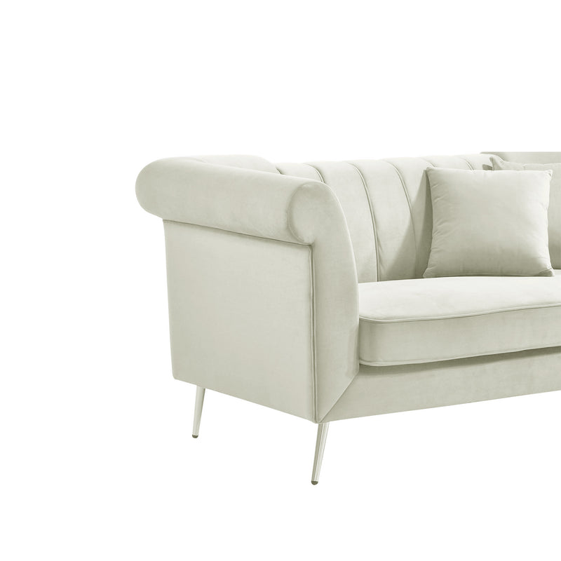 ARENA TDSF601 (3+2) Sofa Set (Cream/Grey)