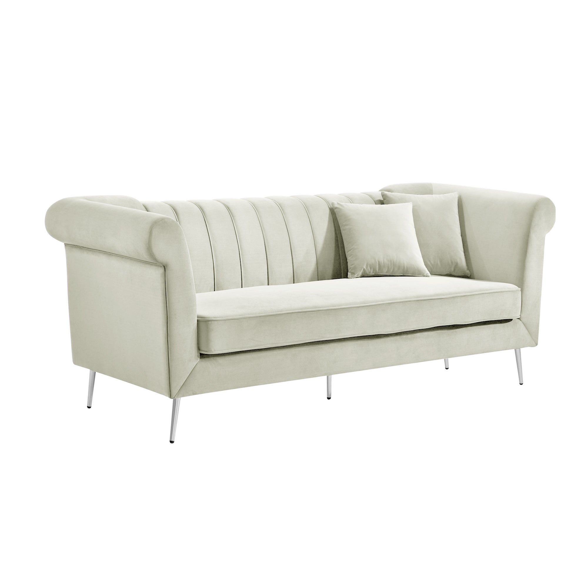 ARENA TDSF601 (3+2) Sofa Set (Cream/Grey)