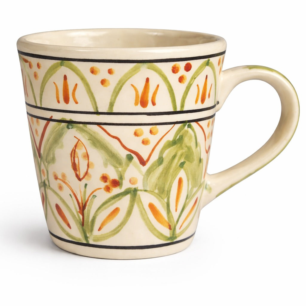 OONA CERAMIC MUG LARGE HAND PAINTED OONA
