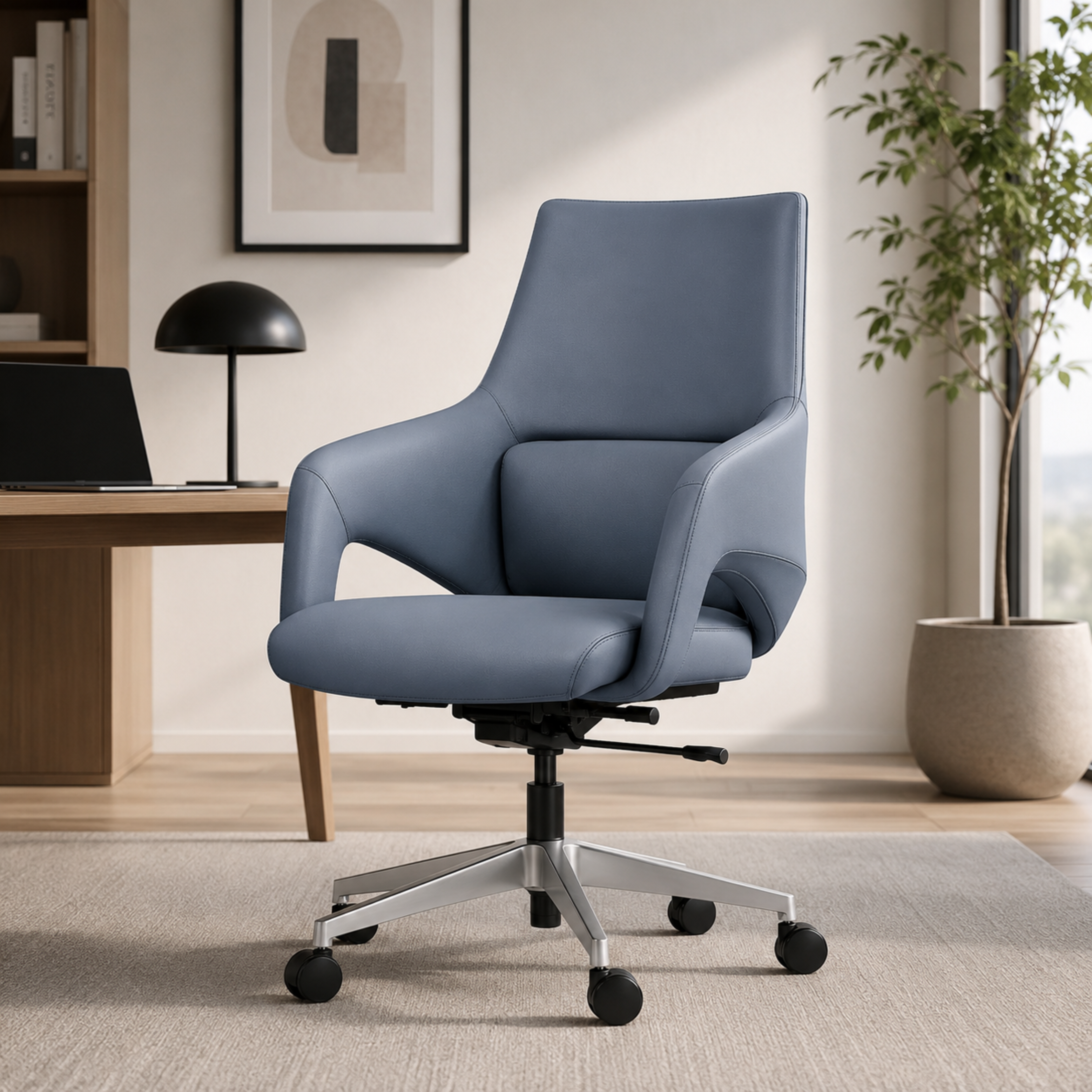 ARENA MID BACK CHAIR ATOM LIGHT GREY ARENA