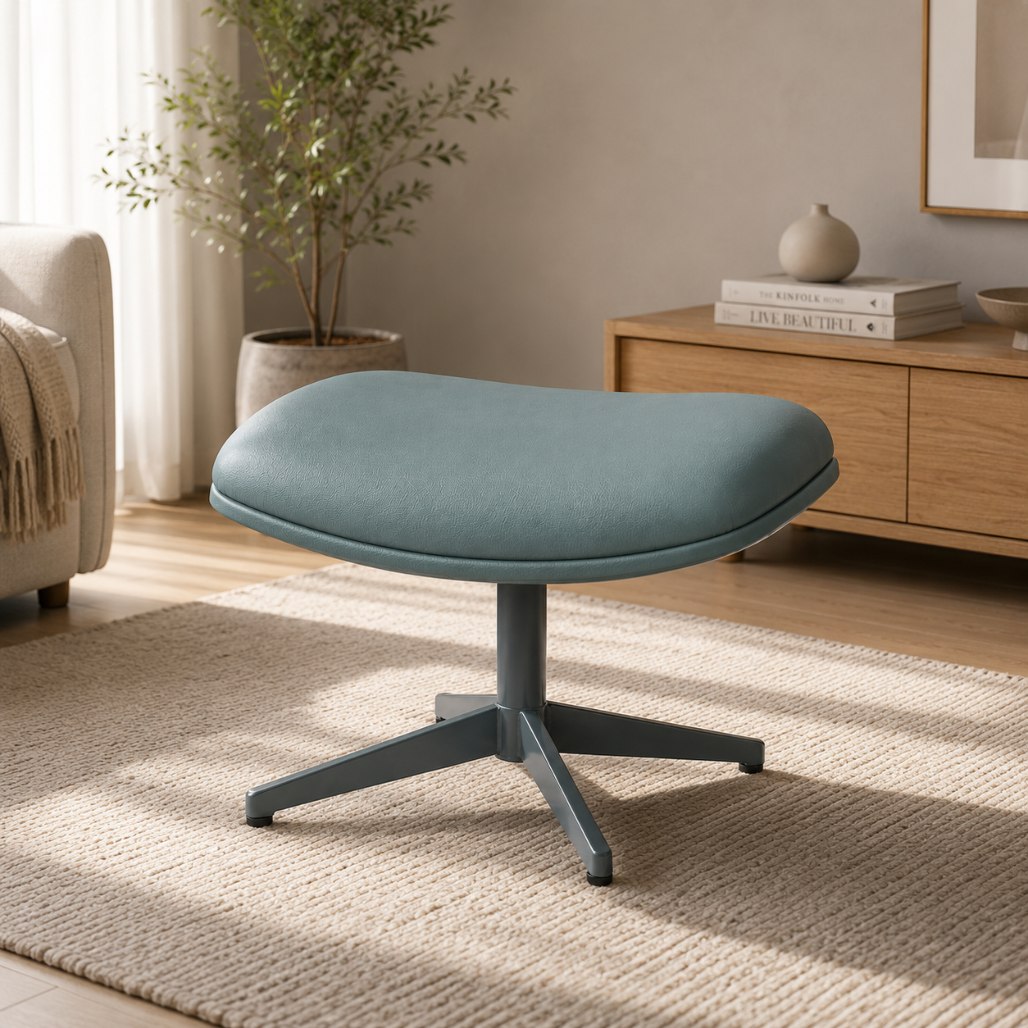 ARENA LOUNGE CHAIR PUFF FR 10323 LEATHERETTE ARENA