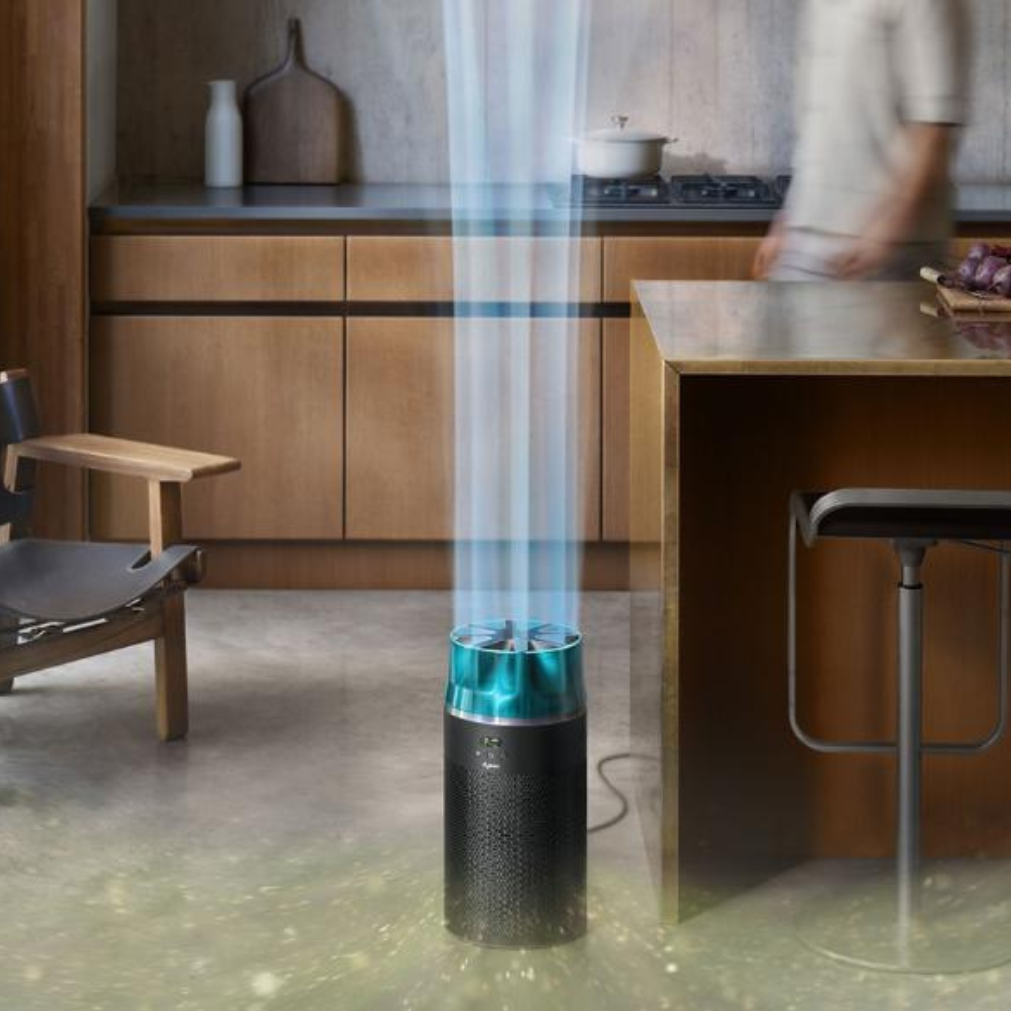 DYSON AIR PURIFIER HUSHJET SP01 COMPACT BLACK/TEAL DYSON