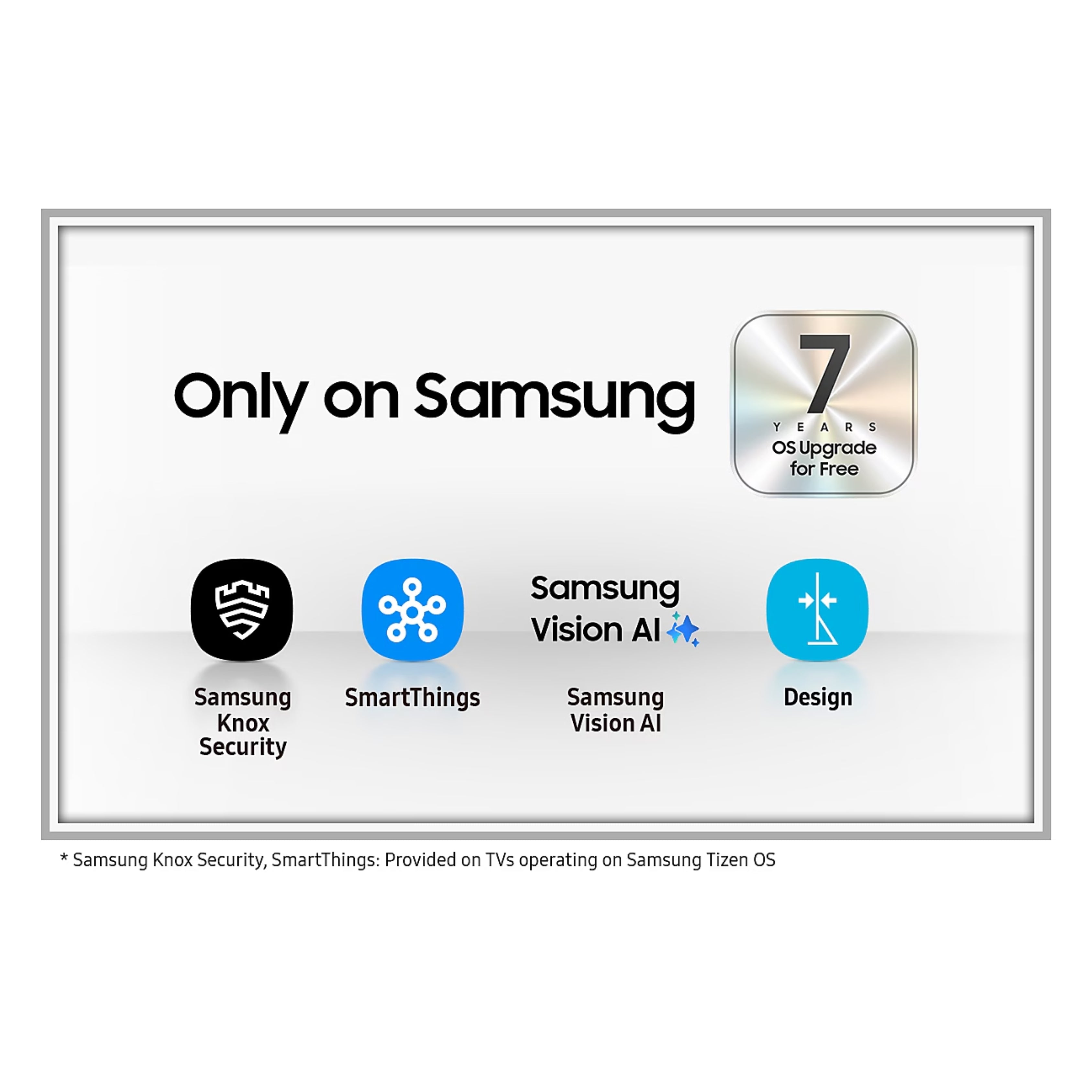 Samsung 50″ QLED 4K Vision AI Smart TV (QA50Q7F / Q7F) SAMSUNG