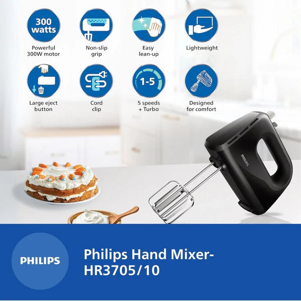 PHILIPS HAND MIXER HR3705 300 WATTS PHILIPS