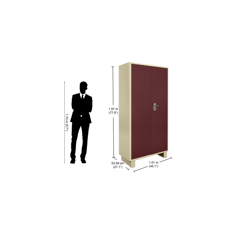 GODREJ Wardrobe H1 Led, Rose