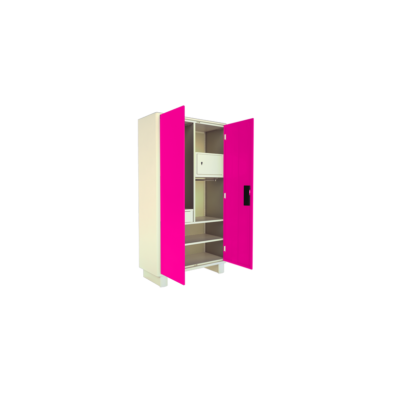 GODREJ Wardrobe H1 Led, Tex Deep Pink