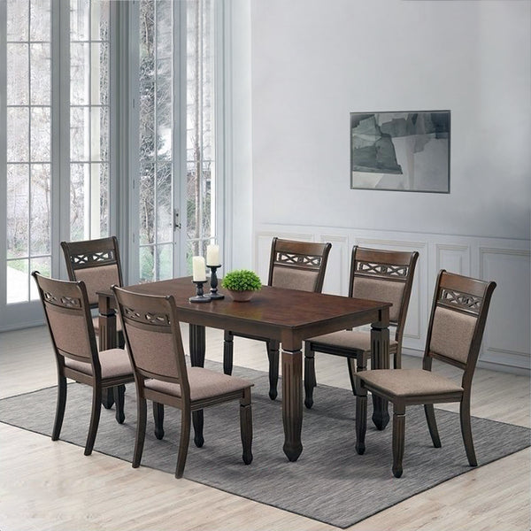 6 seater dining 2025 table solid wood