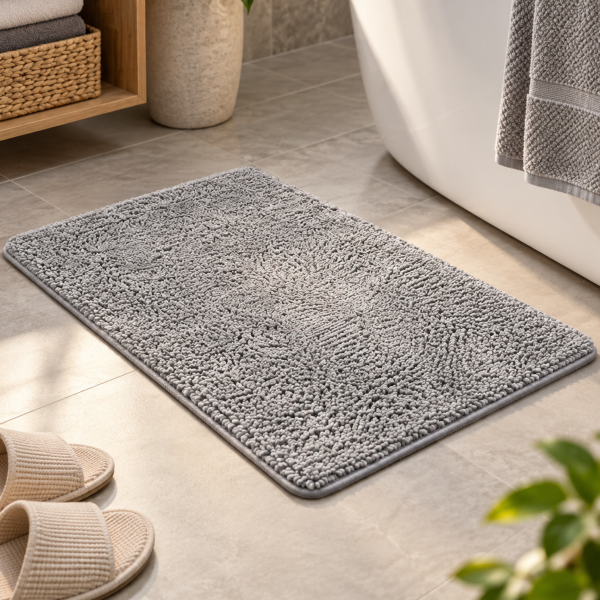 OONA SF Pano Grid S/2 Plain 40x60 Door Mat OONA