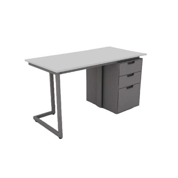 GODREJ  Enterprise Table Without CPU Hanger M. Grey 1200 mm