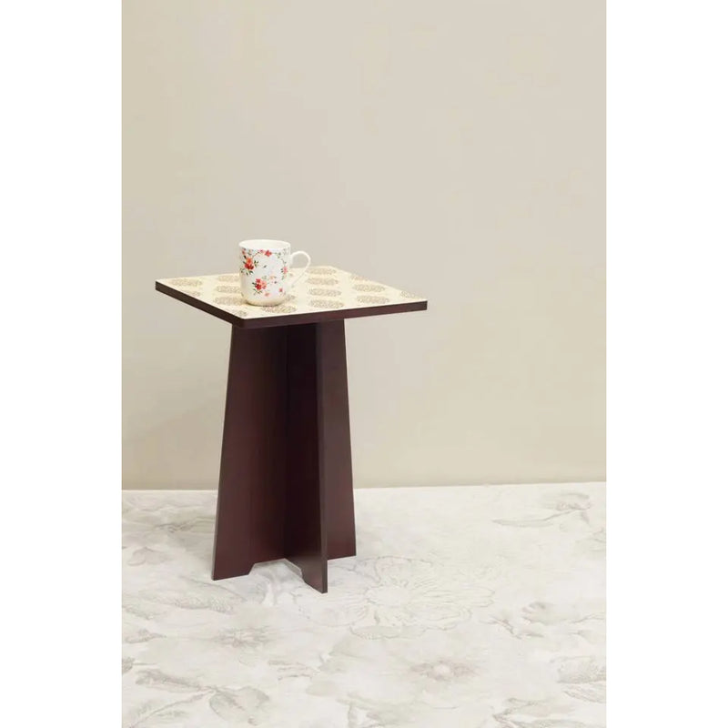 OoNA Side Table ITL - Square Digital (Persian Red)
