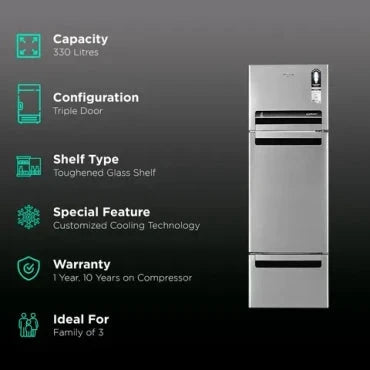 WHIRLPOOL MULTI DOOR REF 343D-PROTON-ROY-20154  ALPHA STEEL 330 WHIRLPOOL