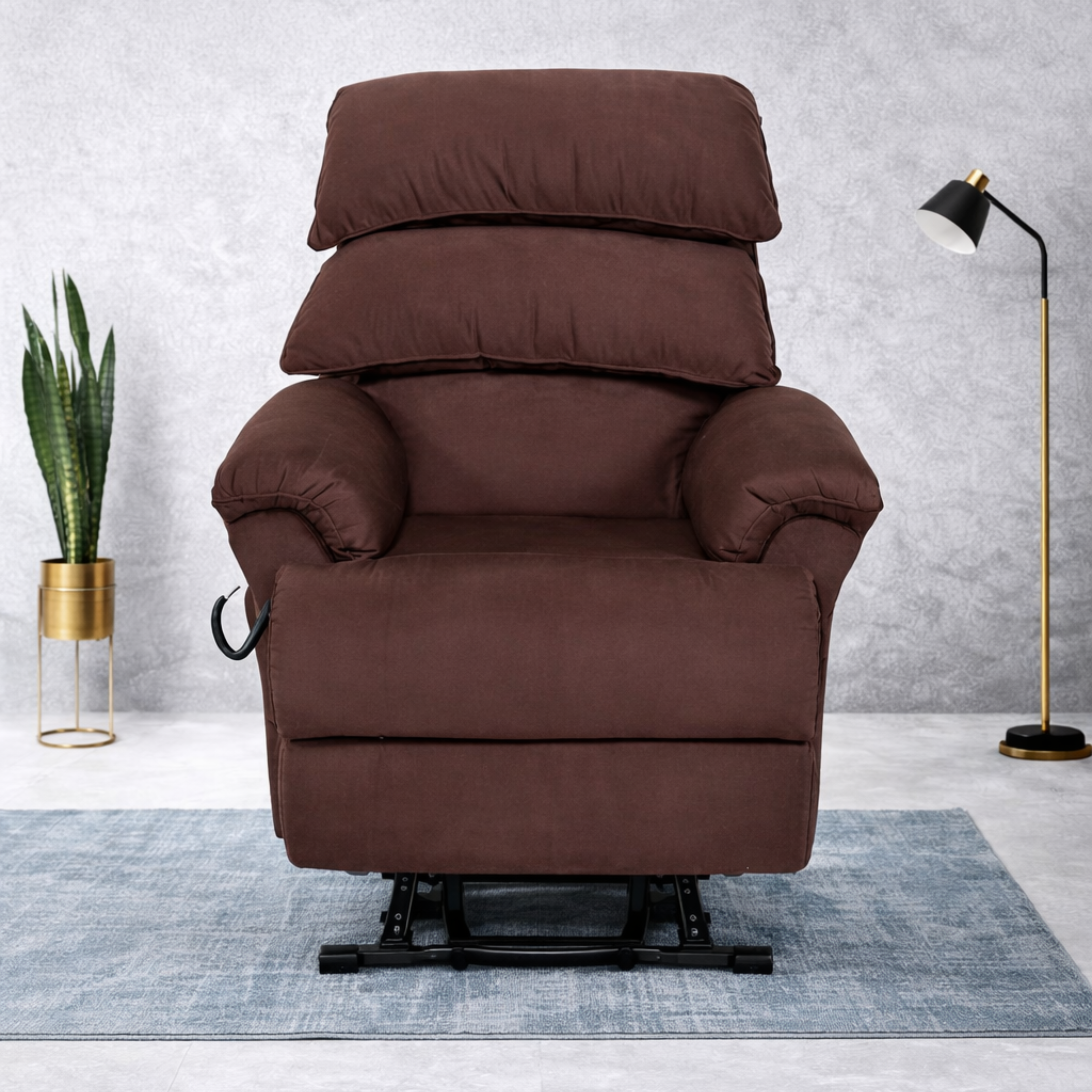 ARENA 208 AUTO LIFT Single Seater Motor Recliner Brown ARENA