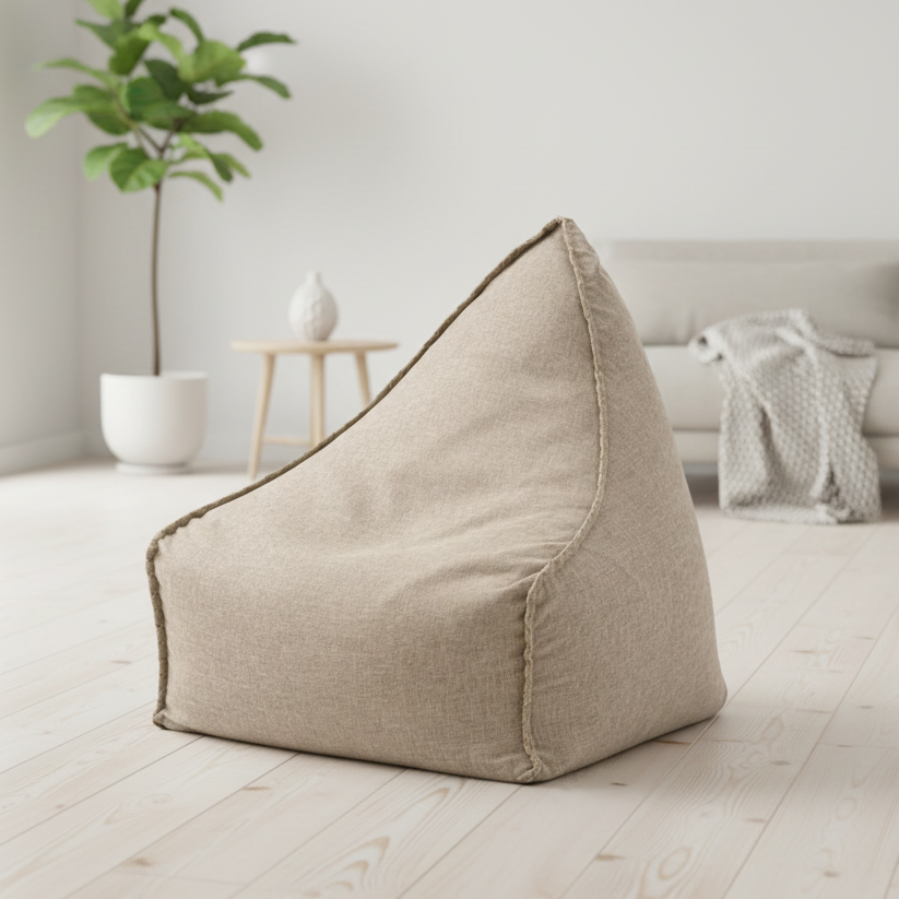 ARENA BEAN BAG PANCHO WITH BRAIDING EVPN001 BEIGE ARENA