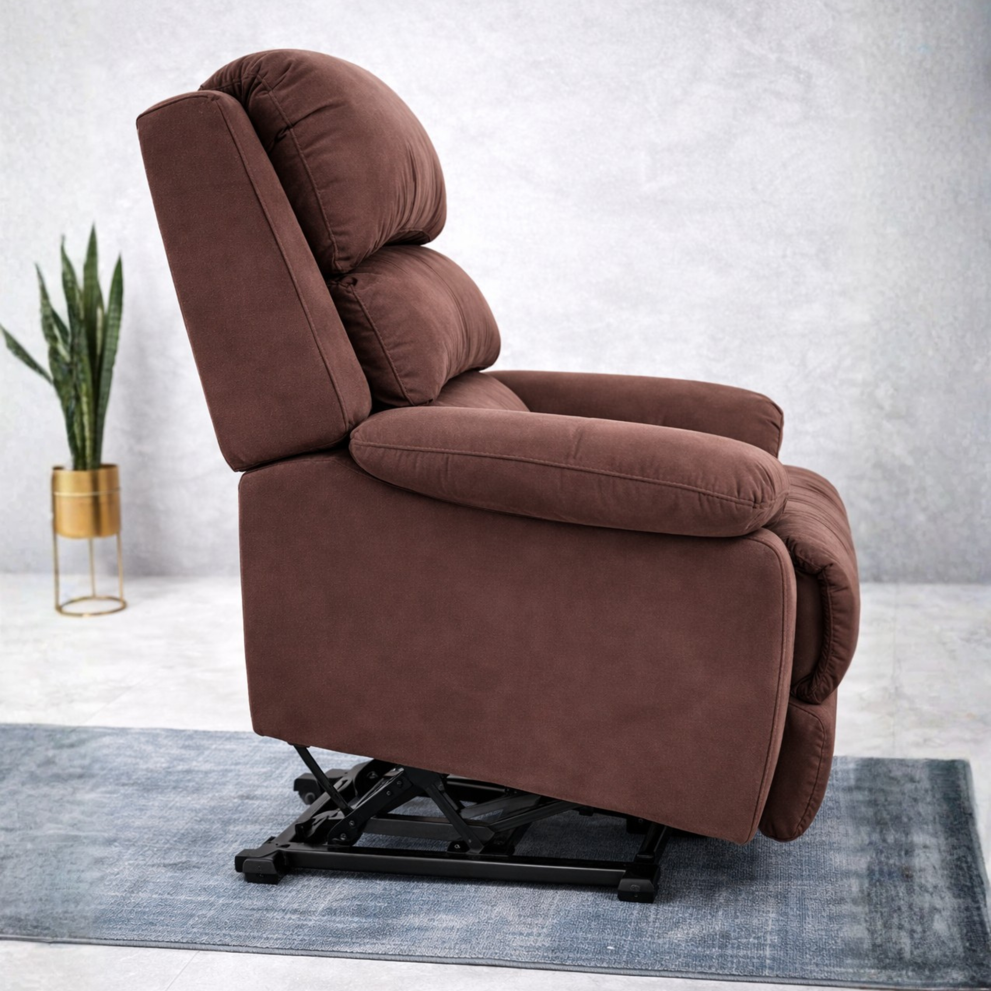 ARENA 208 AUTO LIFT Single Seater Motor Recliner Brown ARENA