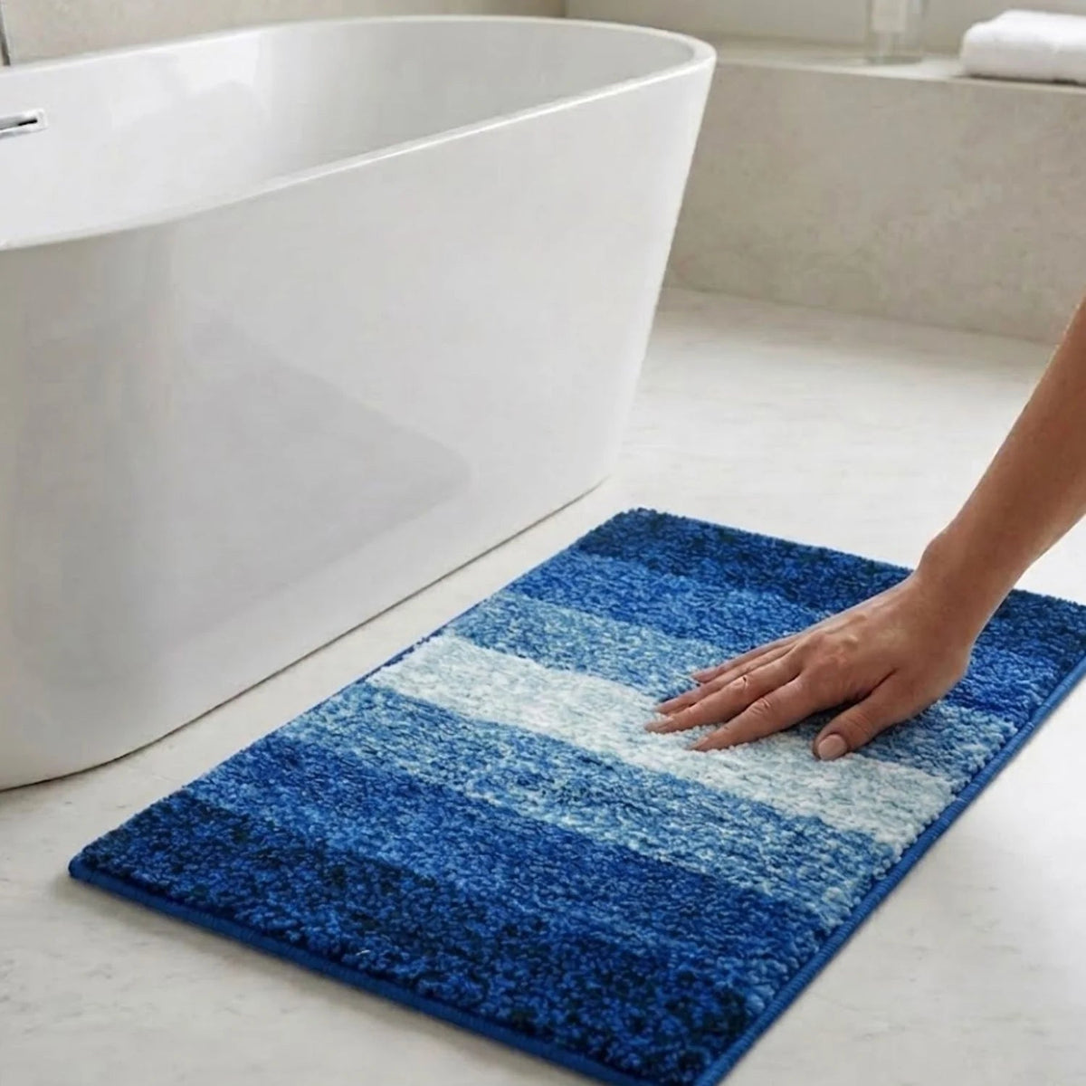 OoNA SF Pano Stripe & Melange S/2 Doormat OoNA