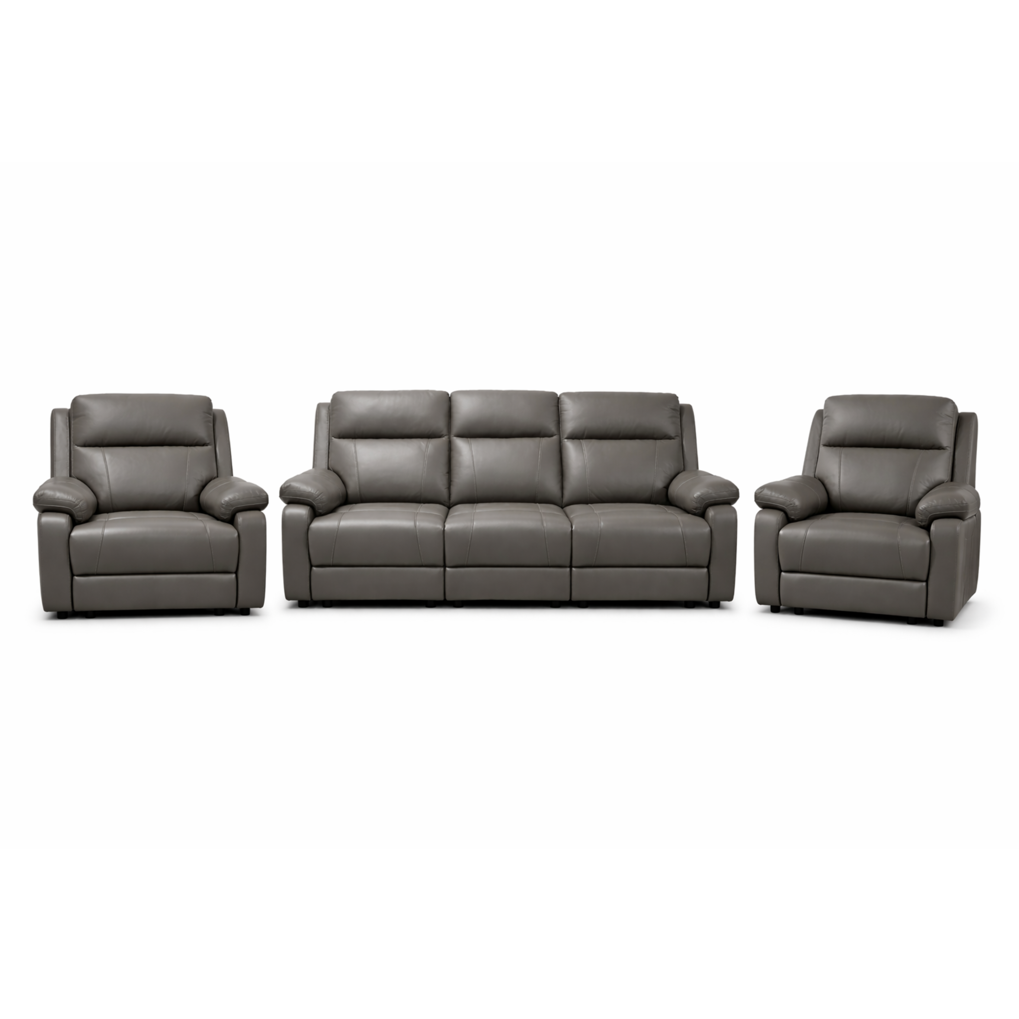 ARENA 3+2+1 SEATER MOTORISED RECLINER OMEGA STONE GREY ARENA
