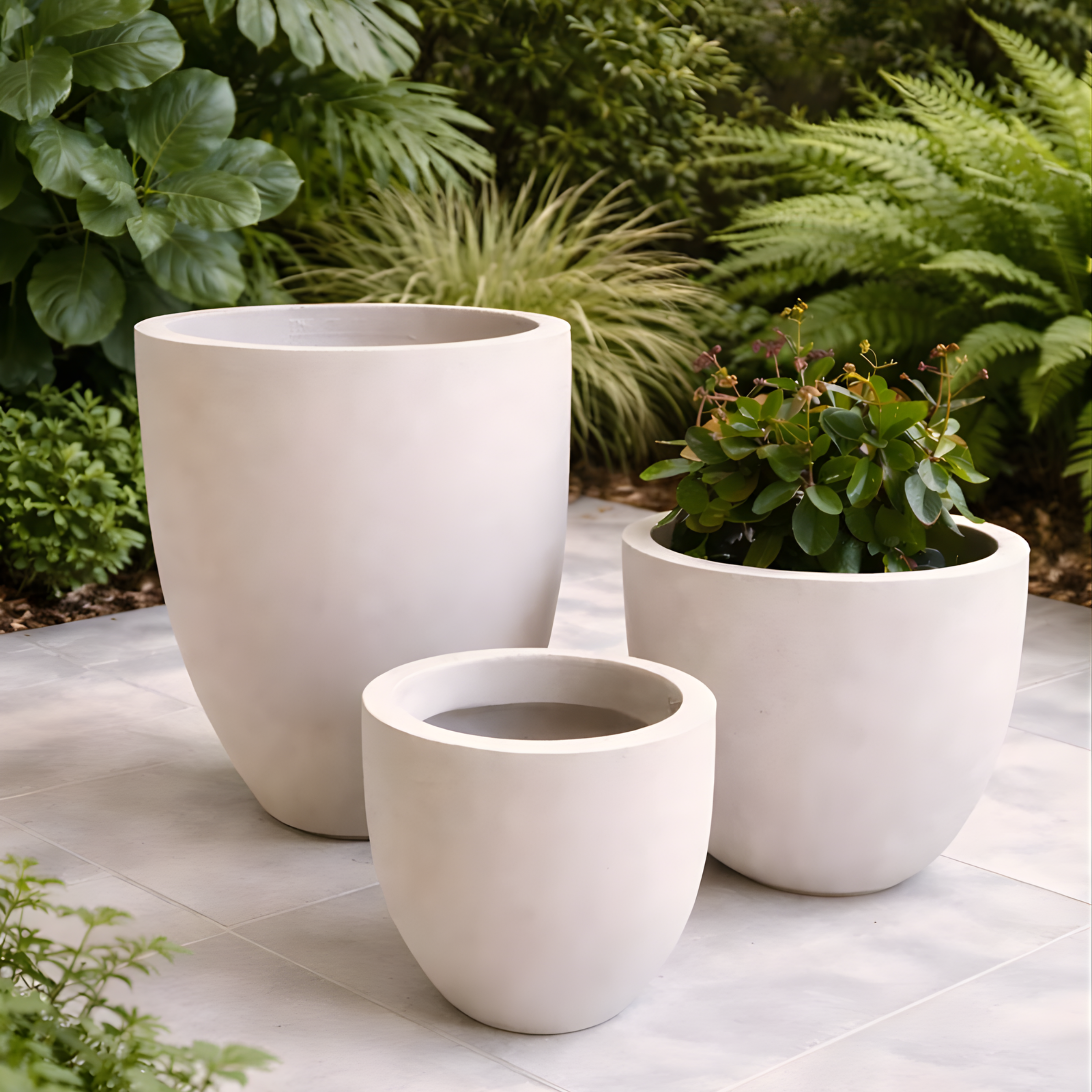 Puddle Planter - Biege OoNA