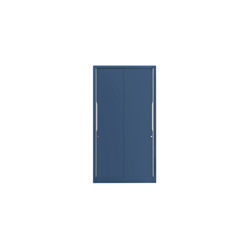 Slide N Store Pro Wardrobe 2 Door, Tex Phiroja Blue