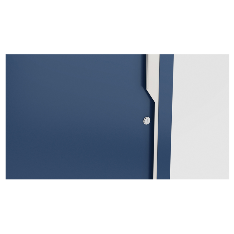 Slide N Store Pro Plus Wardrobe 2 Door, Tex Phiroja Blue