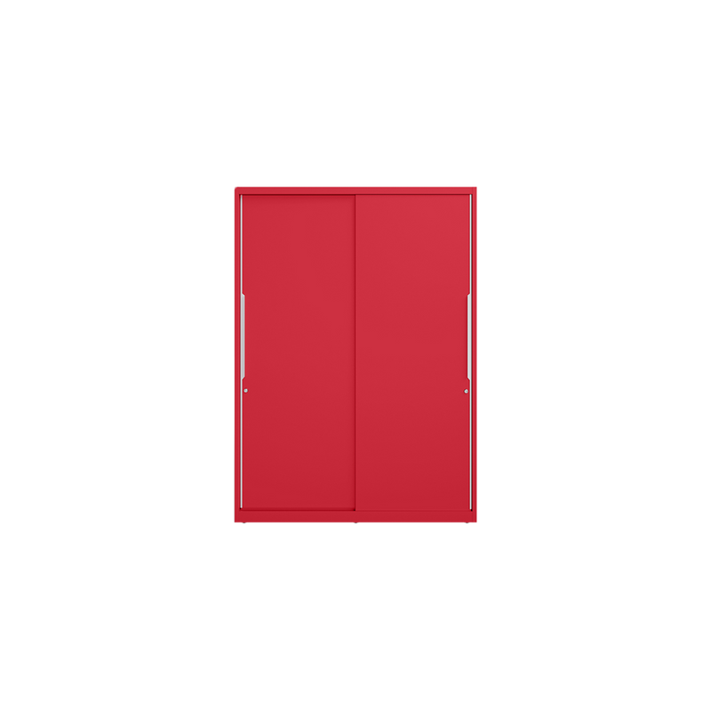 Slide N Store Pro Wardrobe 2 Door, Tex Blush Red