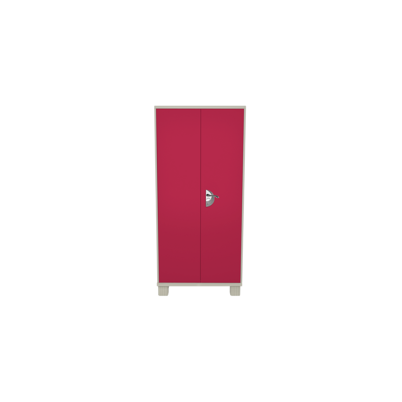 Storwel® M2 Steel Almirah 2 Door, Blush Red