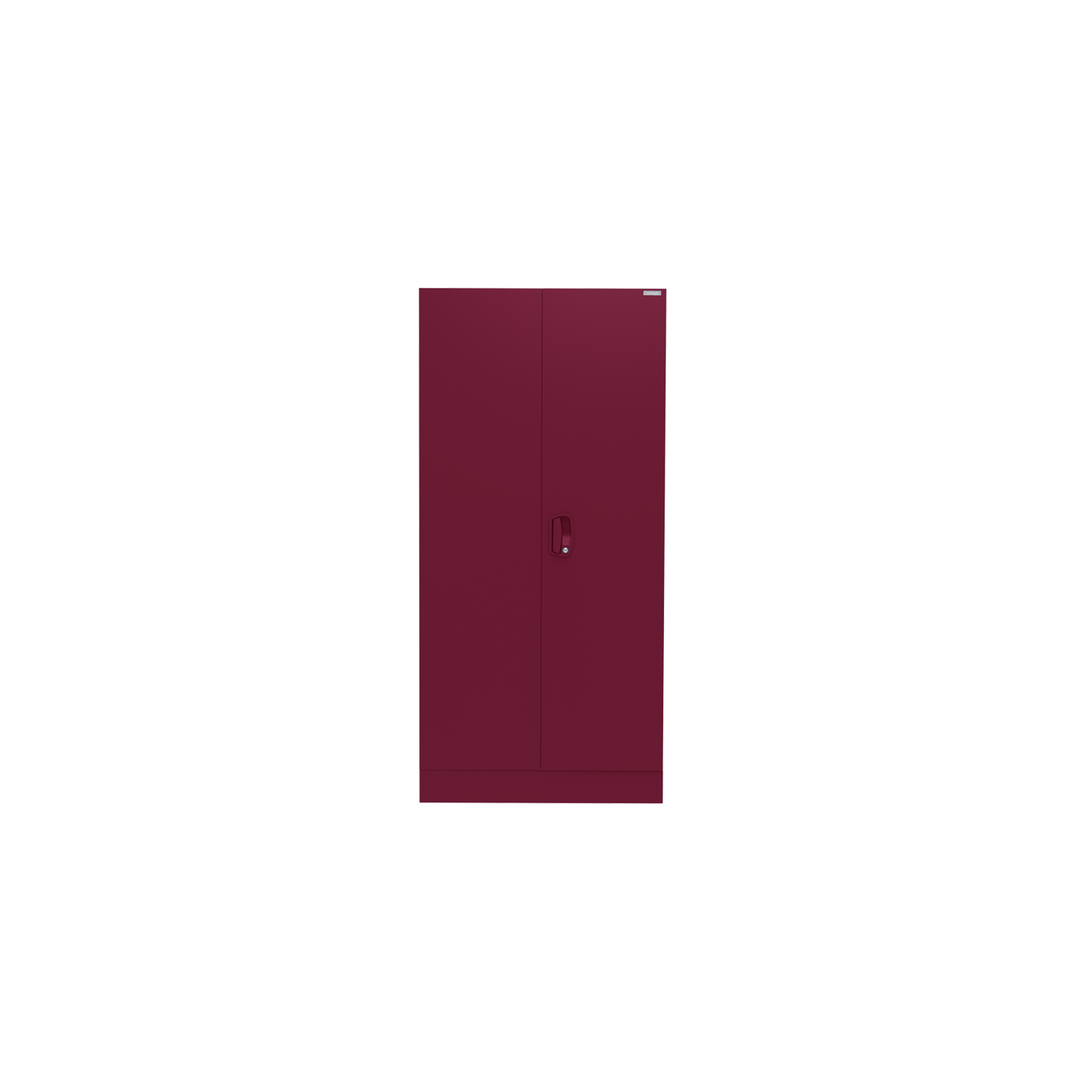 Aceline 2 Door Steel Almirah Half Locker, Berry Red