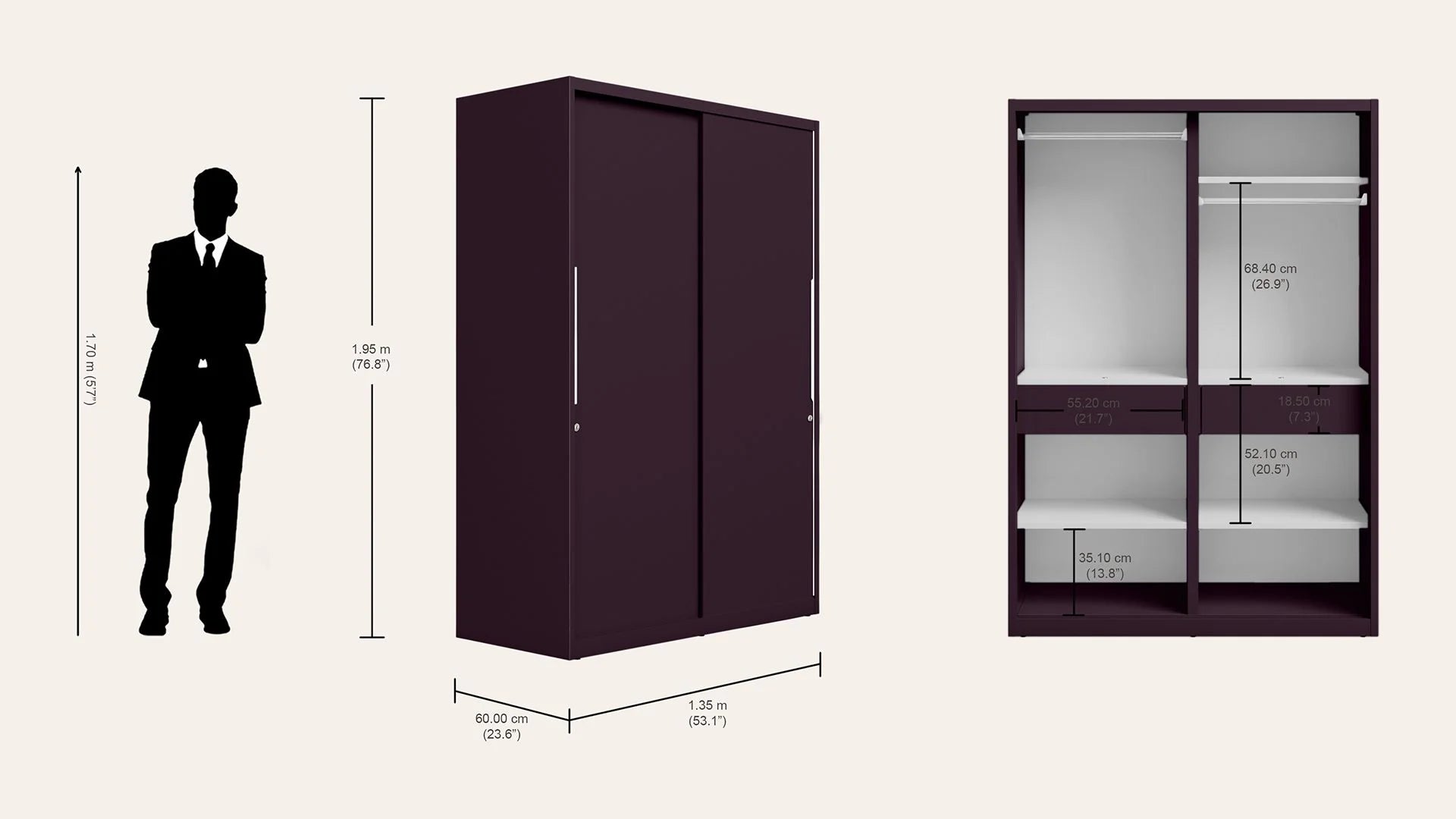 GODREJ SLIDE N STORE PLUS TEX   SHELL WINE RED PRO