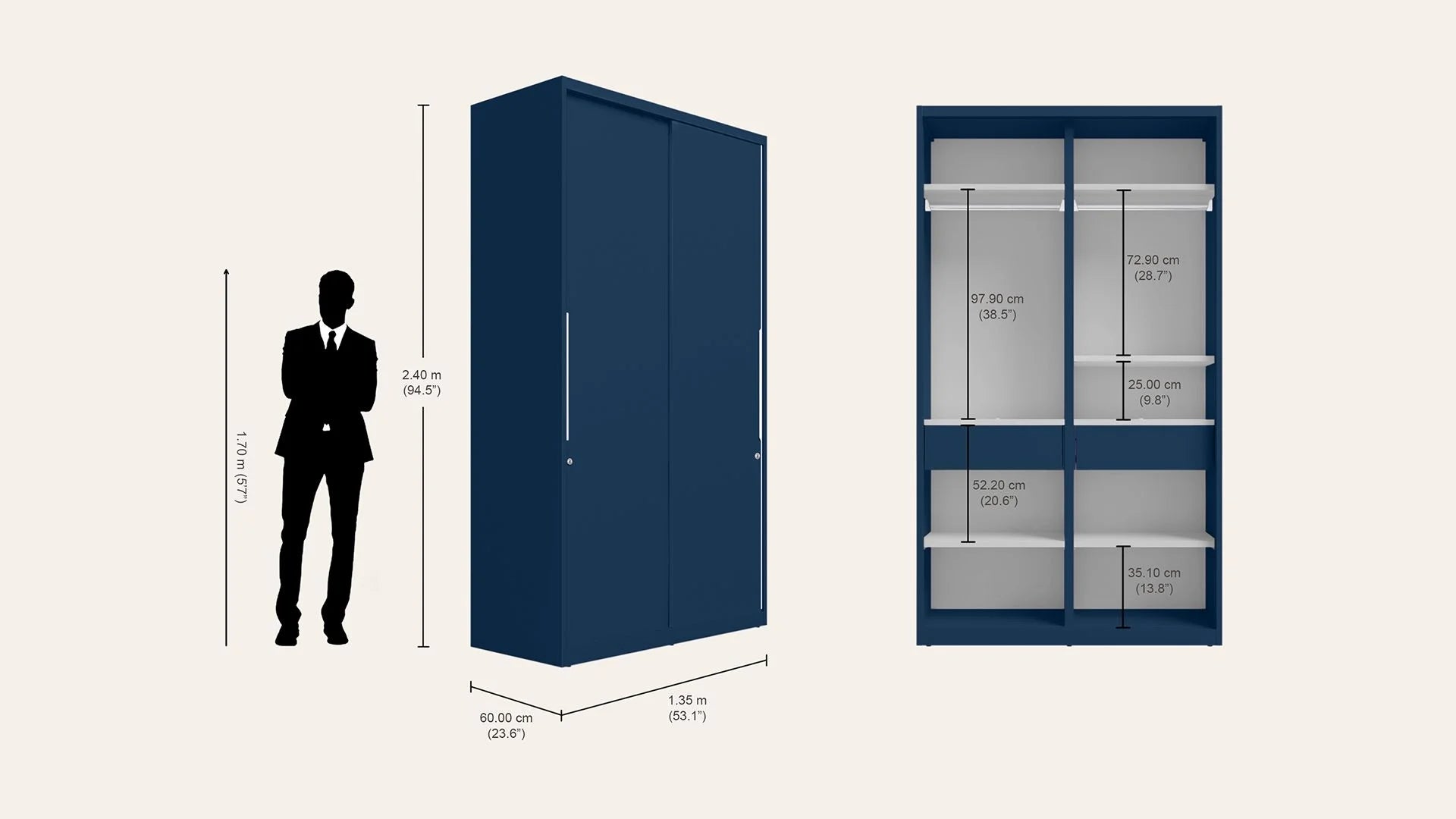 GODREJ SLIDE N STORE PLUS TEX   PHIROJA BLUE PRO