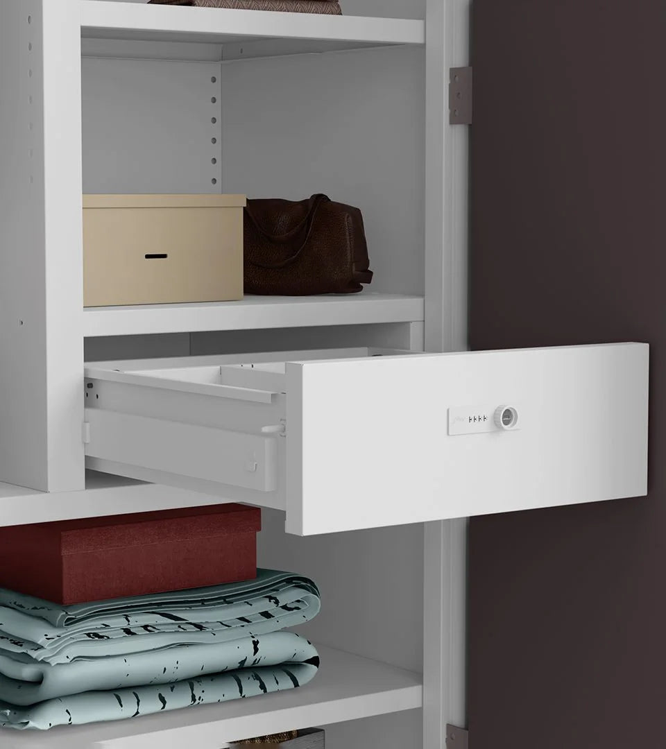 GODREJ 2 DOOR WARDROBE AURALINE WOMEN BASIC WHT COFFEE BR GODREJ