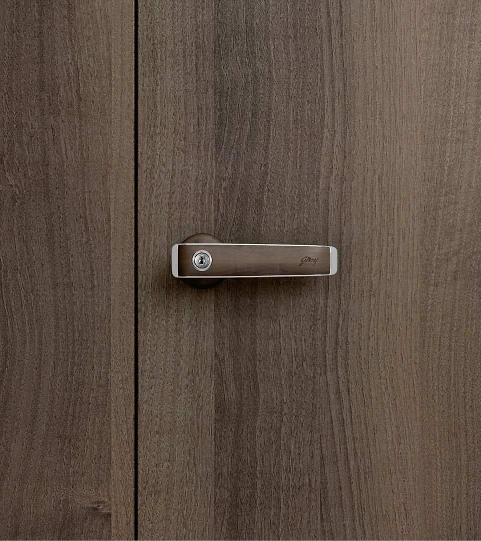 GODREJ Auraline® Men Walnut Basic Steel Almirah GODREJ