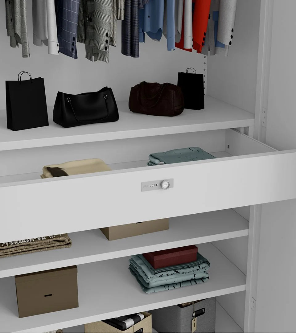 GODREJ Auraline® Men Walnut Basic Steel Almirah GODREJ