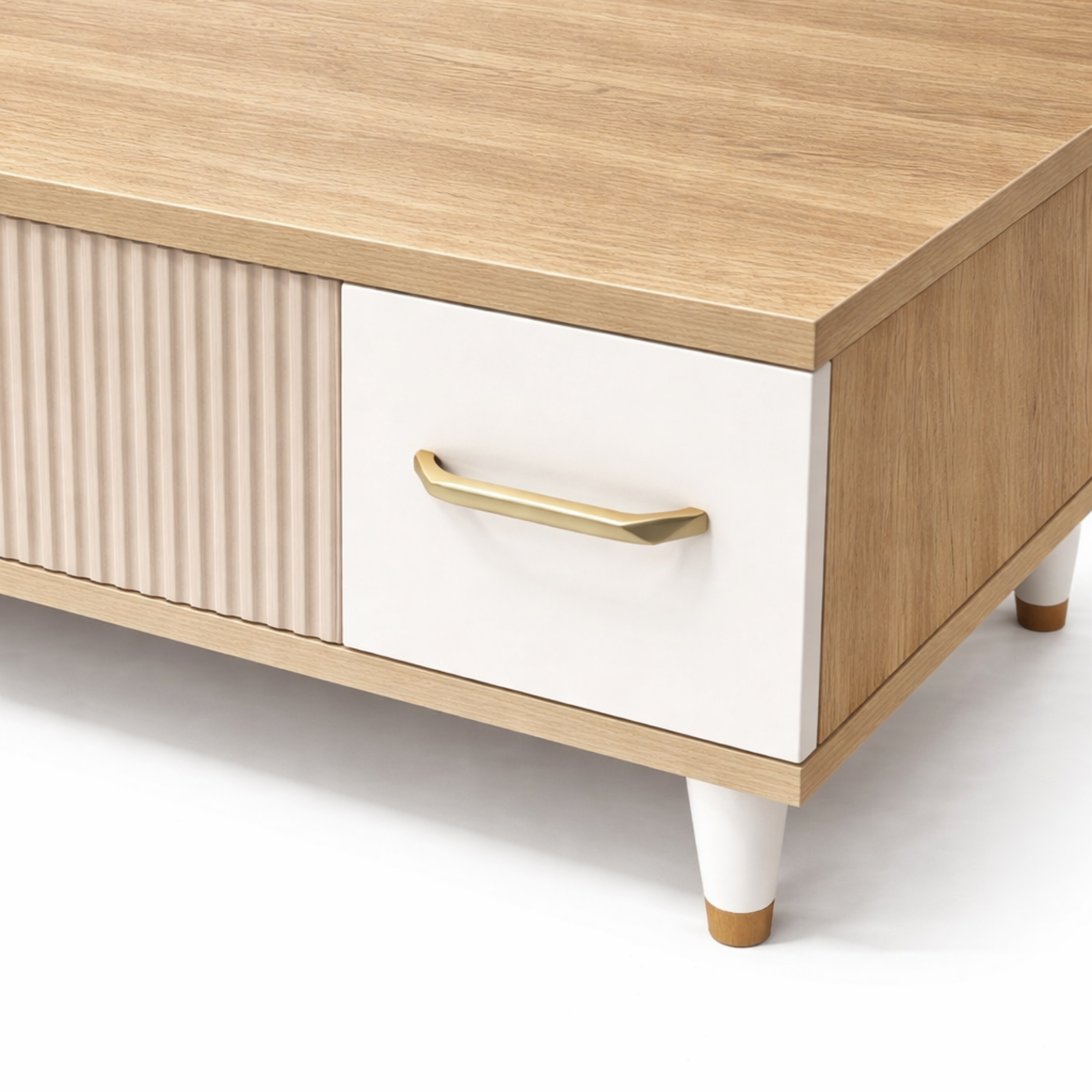 SW CENTER TABLE STANLEY-KINGSTON WHITE SPACEWOOD